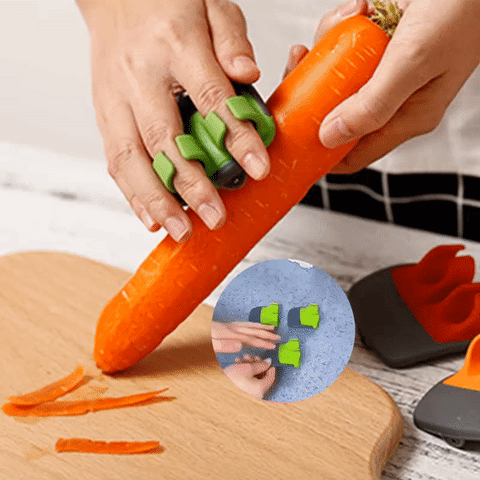 Finger Grip Vegetable Peelers for Kitchen