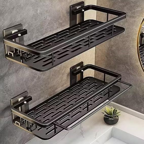 Veinvifiy 2 Tiers Corner Shower Caddy