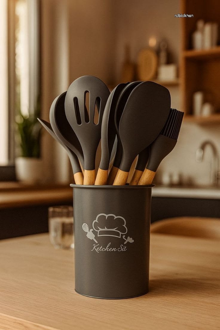 14-in-1 Heat Resistant Silicone Utensils
