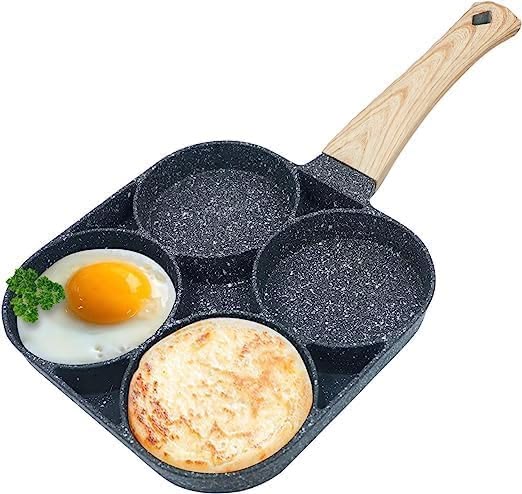 Four cup nonstick pan