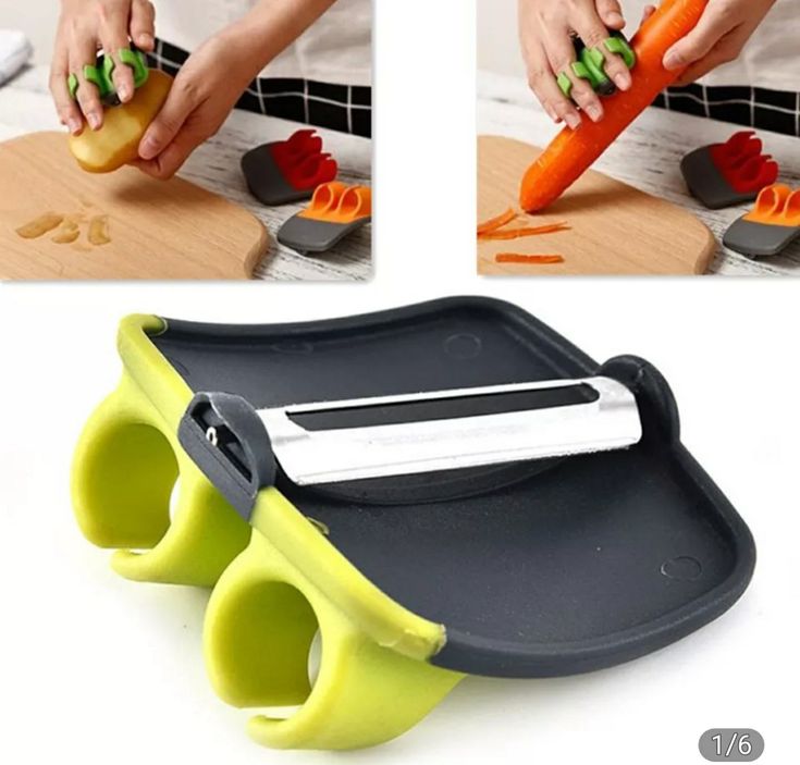Finger Grip Vegetable Peelers for Kitchen