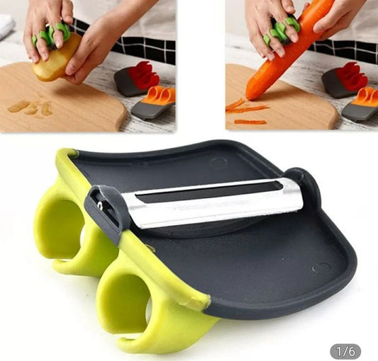 Finger Grip Vegetable Peelers for Kitchen
